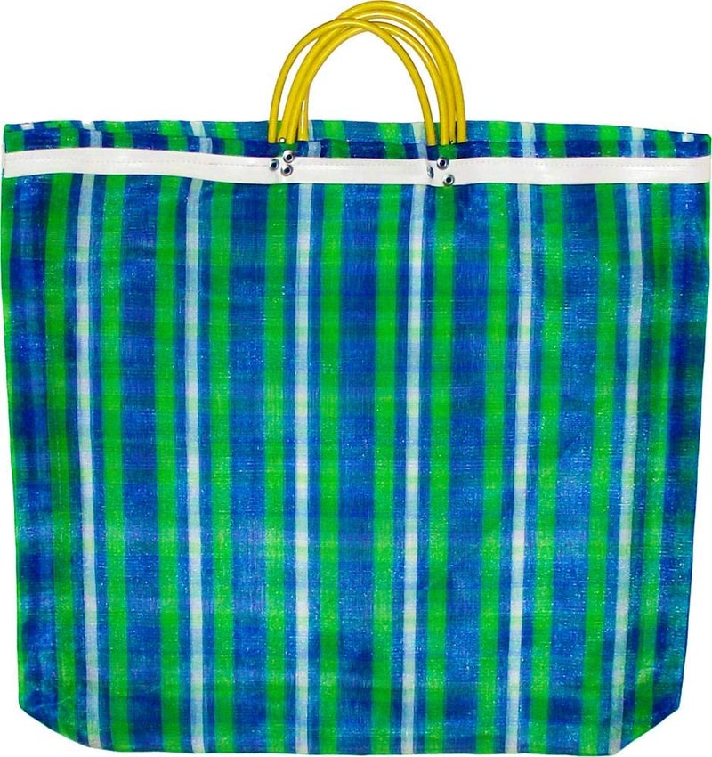 More Fiesta 3 Large Mercado Bags, High Thread Mesh 20 x 22 Inches Market Reusable Grocery Bag - Image 5